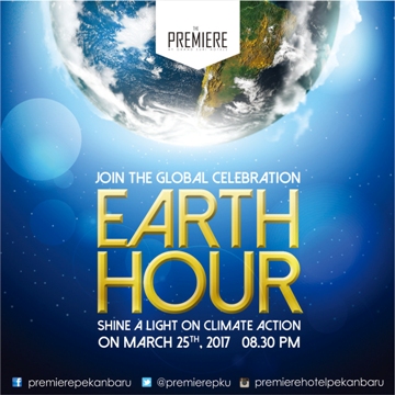 Earth Hour di The Premiere Hotel Pekanbaru